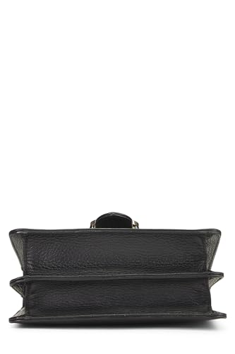 Gucci,  Black Leather Interlocking Crossbody Small, Black