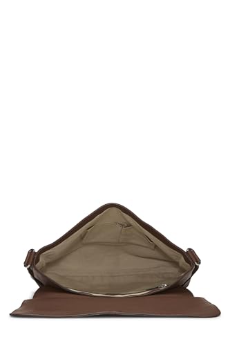 Gucci,  Brown Leather Soho Flap Messenger Bag, Brown