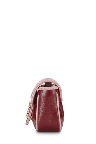 Gucci,  Red Leather Torchon GG Marmont Shoulder Bag Min, Multi