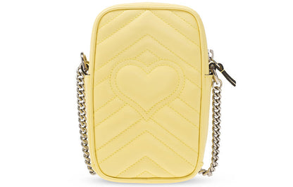 (WMNS) Gucci GG Marmont Shoulder Bag Yellow 598597-DTDCP-7412