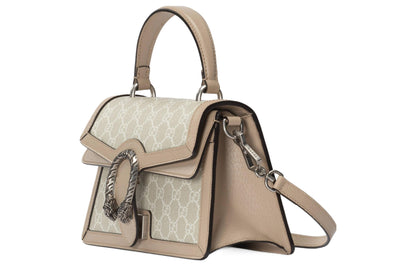 (WMNS) Gucci Small Dionysus Top Handle Bag 'Beige White' 739496-UULBN-9683