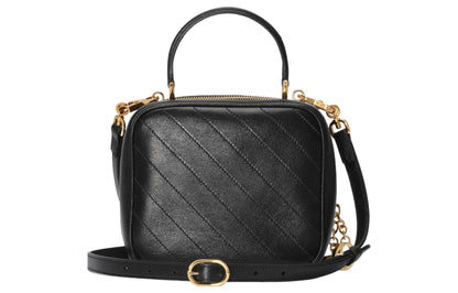 (WMNS) Gucci Blondie Top Handle Bag 'Black' 744434-1IV0G-1000