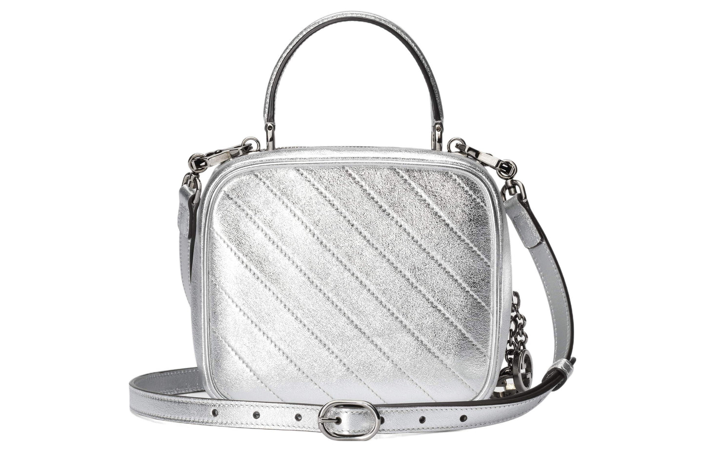 (WMNS) Gucci Blondie Top Handle Bag 'Silver' 744434-AACBO-8106