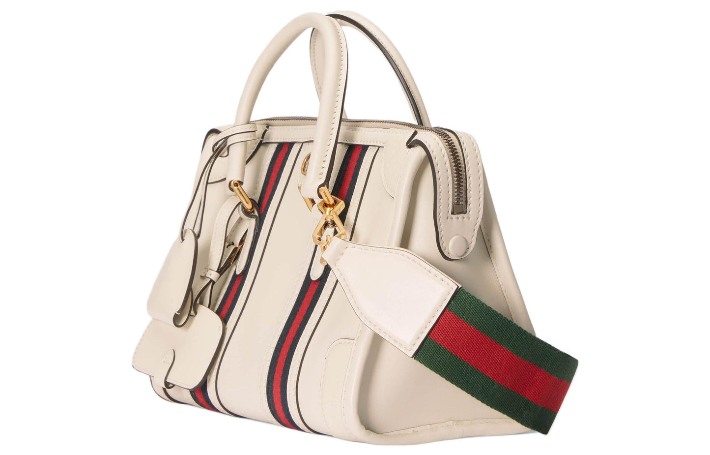 (WMNS) Gucci Bauletto Small Top Handle Bag 'White' 715772-AAA0O-9041