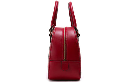 (WMNS) Gucci Logo Embossing Cowhide handbag Red Classic 510289-BMJ1G-6420