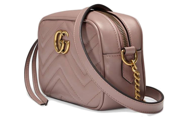 (WMNS) Gucci GG Marmont Matelasse Mini Bag 'Rose Antic' 448065-DTD1T-5729