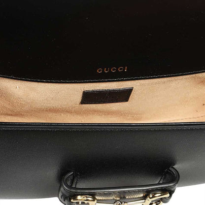 (WMNS) Gucci Horsebit 1955 Small Shoulder Bag 'Black' 735178-1DB0G-1000