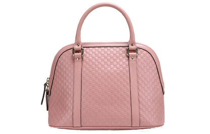 Gucci Cowhide Old Flower Logo Embossing Single-Shoulder Bag Medium Pink 449663-BMJ1G-5806