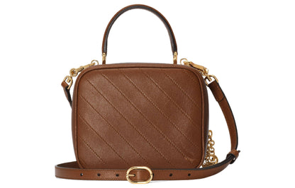 (WMNS) Gucci Blondie Top Handle Bag 'Brown' 744434-1IV0G-2535