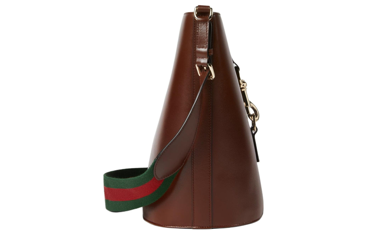 (WMNS) Gucci Medium Bucket Shoulder Bag 'Brown Leather' 782904-AADDY-2246