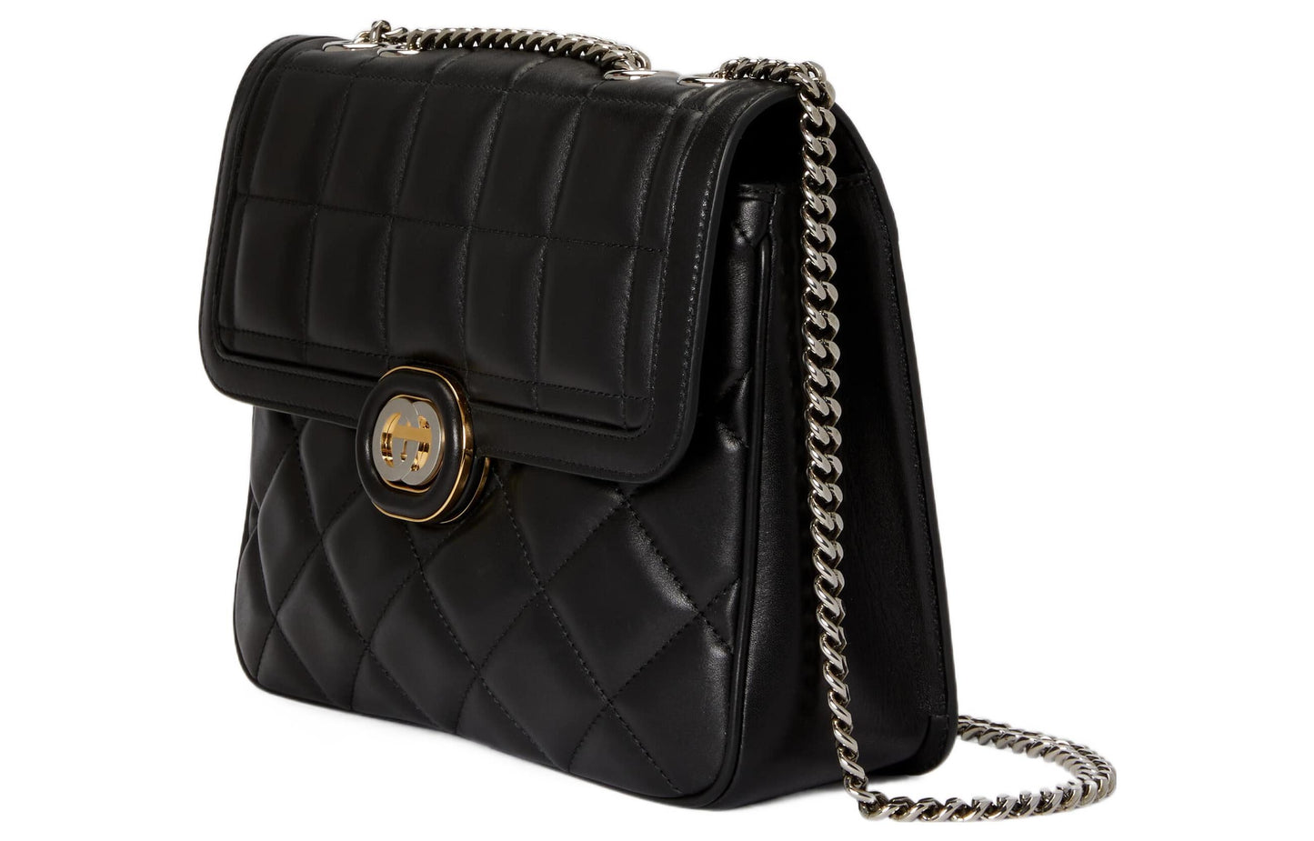 (WMNS) Gucci Deco Small Shoulder Bag 'Black' 740834-AAB7A-1000