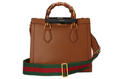 (WMNS) Gucci Diana Small Tote Bag 'Brown' 702721-U3ZDT-2185