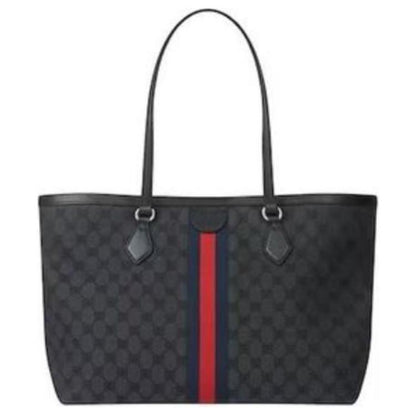 Gucci x Balenciaga The Hacker Project Graffiti Medium Tote Bag 'Black' 680125-2104T-1169