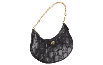 (WMNS) Gucci GG Matelasse Small Shoulder Bag 'Black' 739709-UM8HG-1046