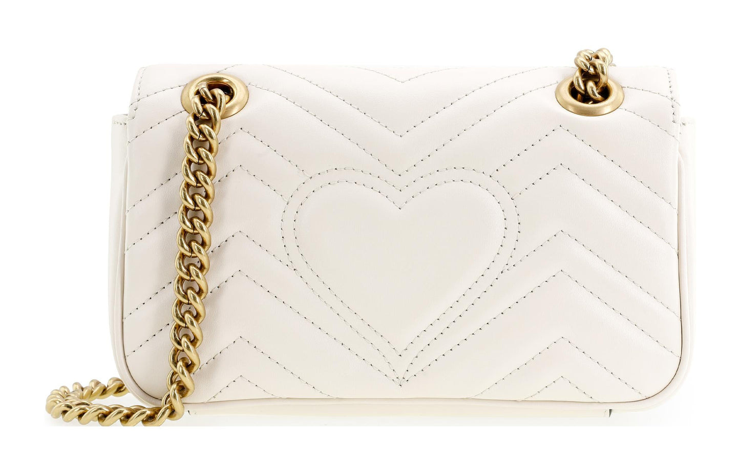 (WMNS) Gucci GG Marmont Series mini Leather Clutch White 446744-DTDIT-9022