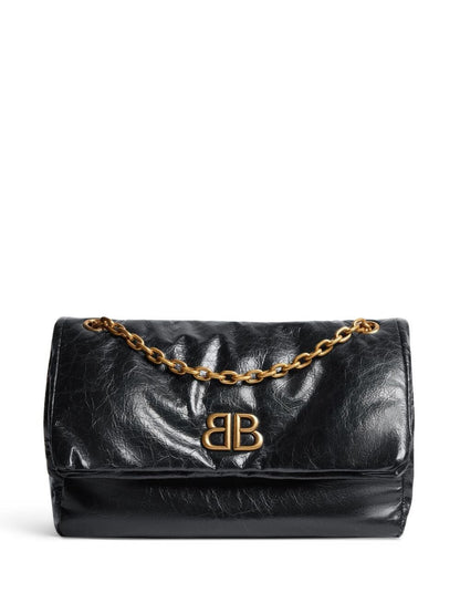 Balenciaga Women Medium Monaco Chain-Strap Bag