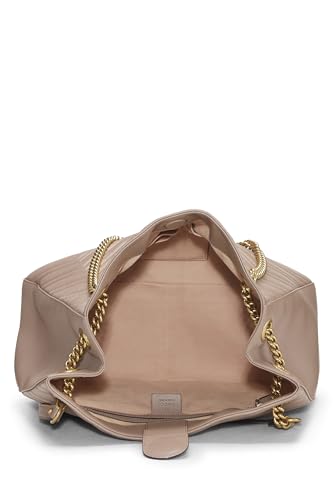 Gucci,  Pink Leather GG Marmont Chain Tote, Pink