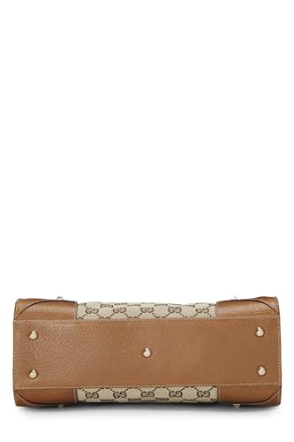 Gucci,  Original GG Canvas Studded Handbag, Brown