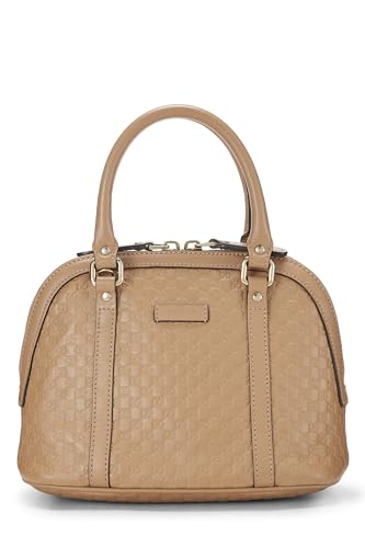 Gucci,  Beige Microguccissima Leather Nice Dome Bag Mini, Beige