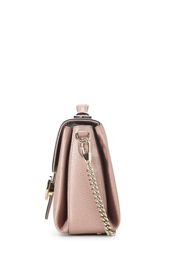 Gucci,  Pink Leather Interlocking Handle Bag, Pink