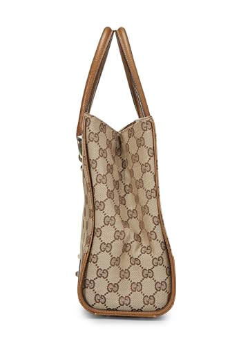 Gucci,  Original GG Canvas Studded Handbag, Brown