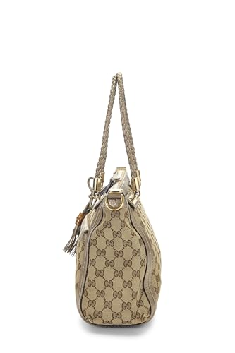 Gucci,  Gold Original GG Canvas Bella Tote, Gold