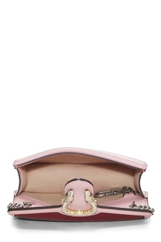 Gucci,  Pink Leather Dionysus Shoulder Bag Super Mini, Multi