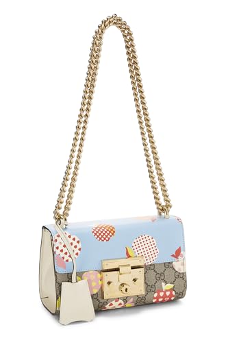 Gucci,  Multicolor GG Supreme Canvas Apple Padlock Shoulder Bag Small, Multi