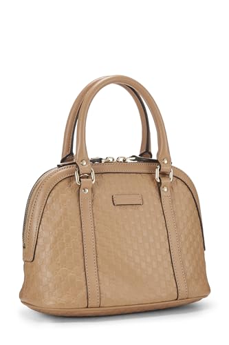 Gucci,  Beige Microguccissima Leather Nice Dome Bag Mini, Beige