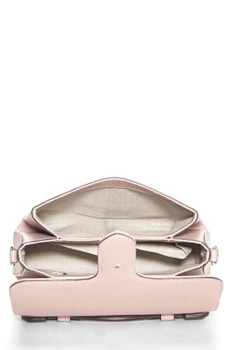 Gucci,  Pink Leather Interlocking Handle Bag, Pink