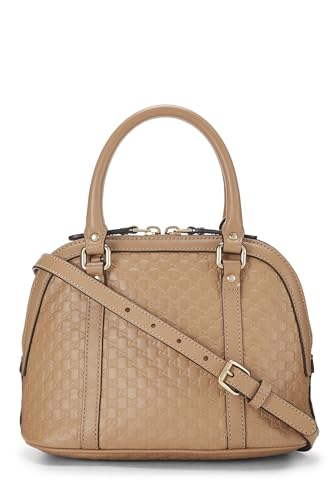 Gucci,  Beige Microguccissima Leather Nice Dome Bag Mini, Beige