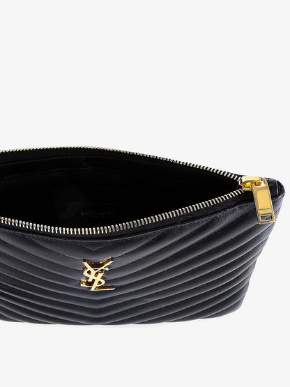 Saint Laurent Woman Saint Laurent Woman Black Clutches