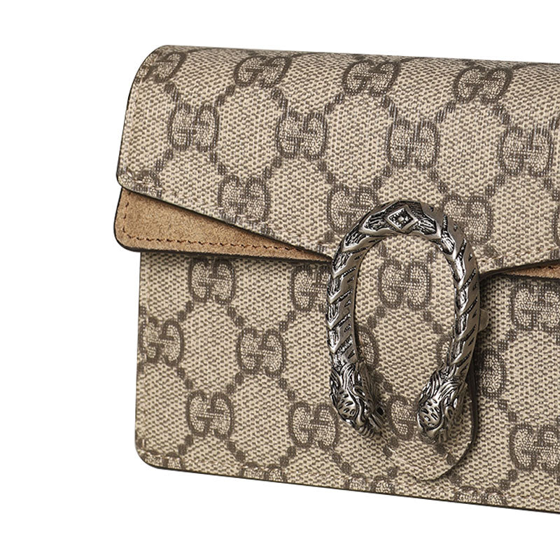 (WMNS) Gucci Dionysus GG Supreme Super Mini Bag 'Beige' 476432-KHNRN-8642