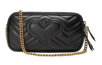 (WMNS) Gucci GG Marmont Shoulder Bag Mini Black 546581-DTDCT-1000