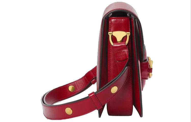 (WMNS) Gucci 1955Button Vintage Single Shoulder Bag Red 602204-1DB0G-6638