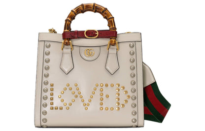 (WMNS) Gucci Lovelight Diana Small Tote Bag 'White' 702721-AAA30-9046