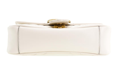 (WMNS) Gucci GG Marmont Series mini Leather Clutch White 446744-DTDIT-9022