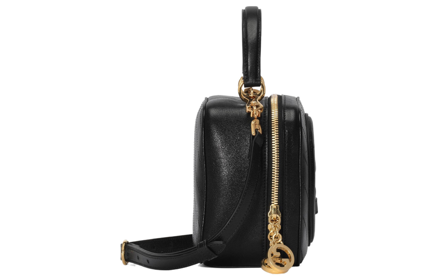 (WMNS) Gucci Blondie Top Handle Bag 'Black' 744434-1IV0G-1000