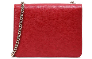 (WMNS) Gucci Leather Organ Crossbody Bag Single Shoulder Bag Red 510304-CAO0G-6420