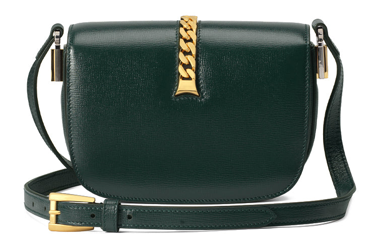 (WMNS) Gucci Sylvie 1969Series Shoulder Bag Mini Green 615965-1DB0X-3020