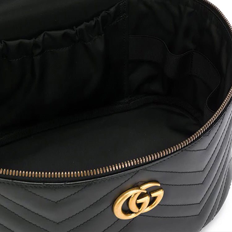 (WMNS) Gucci SS21 GG MarmontHandholdBagMakeup Bag Black 609340-DTDCT-1000