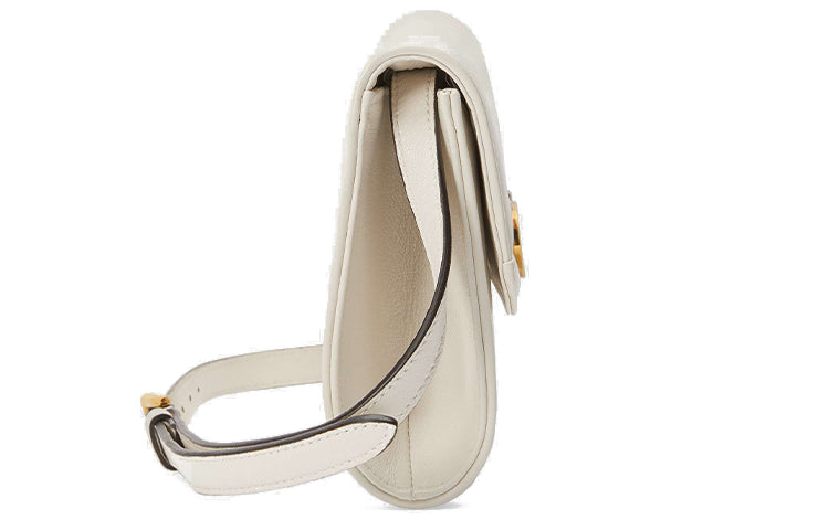 (WMNS) Gucci GG Leather Bag Small-Size White 628521-1W10X-9022