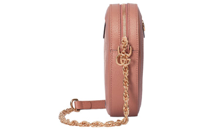 (WMNS) Gucci Ophidia GG Mini Round Shoulder Bag 'Pink' 550618-FACC5-5748