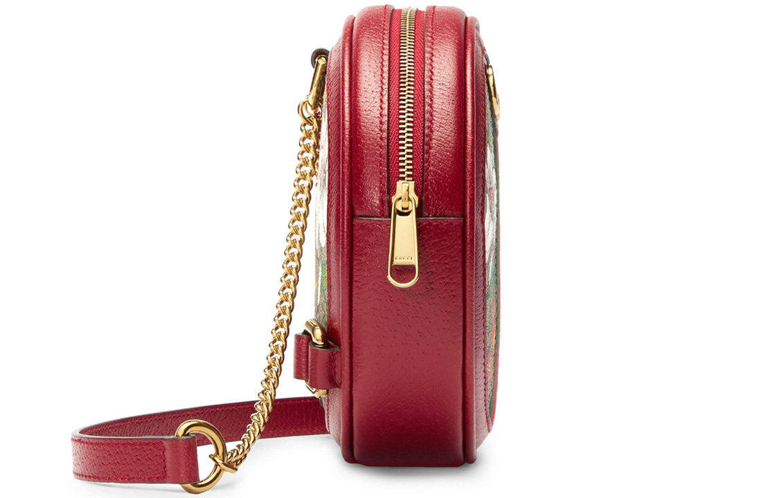 (WMNS) Gucci Ophidia GG Flora Mini Backpack 'Red' 598661-92YBC-8722