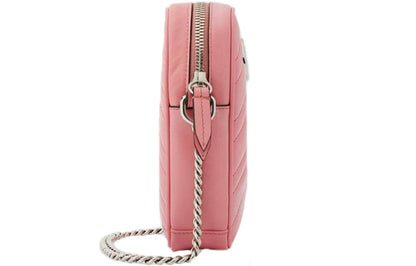 (WMNS) Gucci Marmont Series Leather Bag MIni-Size Pink 598597-DTDCP-5815