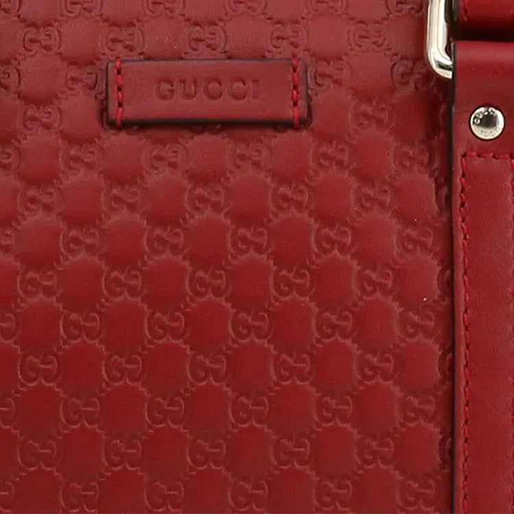 (WMNS) Gucci Logo Embossing Leather handbag Red Classic 510286-BMJ1G-6420