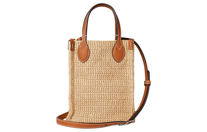 (WMNS) Gucci Super Mini Straw-Effect Bag 'Natural Raffia Viscose' 780083-FAC42-9561