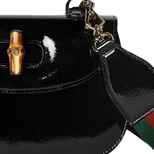 (WMNS) Gucci Bamboo 1947 Small Top Handle Bag 'Black' 675797-AADHF-1060