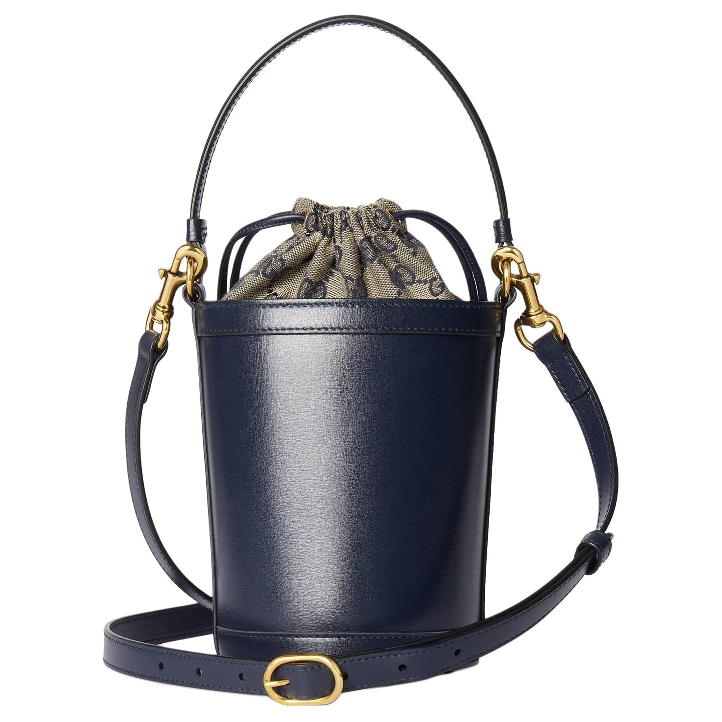 (WMNS) Gucci Ophidia Mini Bucket Bag 'Dark Blue Leather' 760201-AADPS-4043