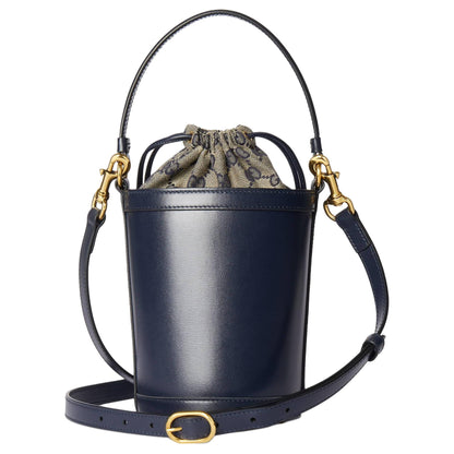 (WMNS) Gucci Ophidia Mini Bucket Bag 'Dark Blue Leather' 760201-AADPS-4043